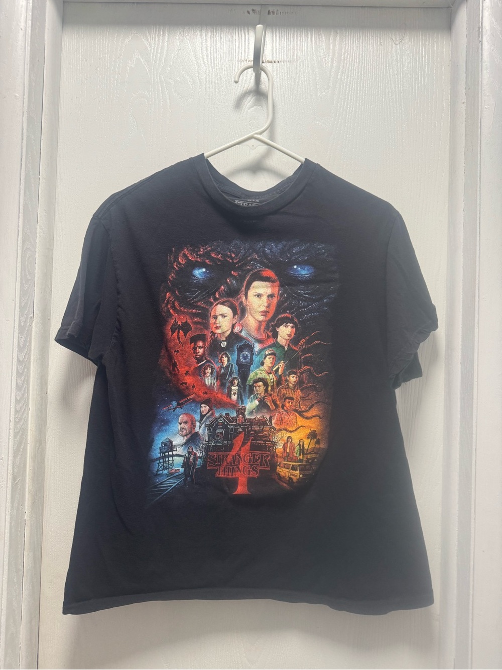Black Stranger Things Season 4 Graphic Tee